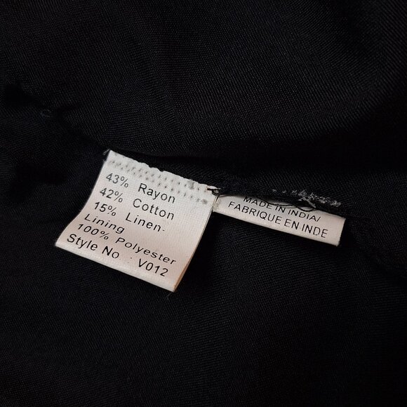 Floral Embroidered Linen Jacket - Picture 5 of 6